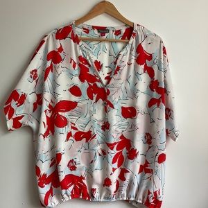 Vince Camino Blouse. Floral Size Large